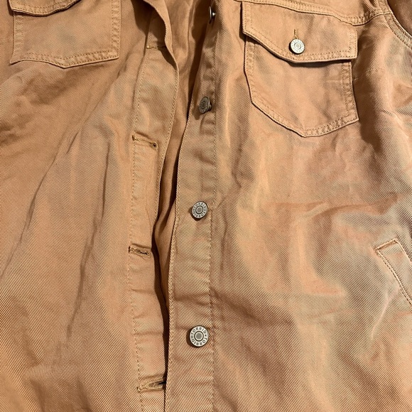 Plus Size 3X Torrid Light Brown Button-Up Jacket - Picture 2 of 5